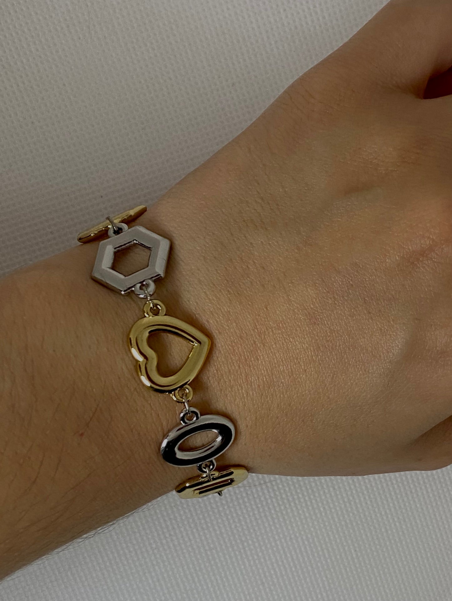 #20 Exclusive Silver & Gold Bracelet