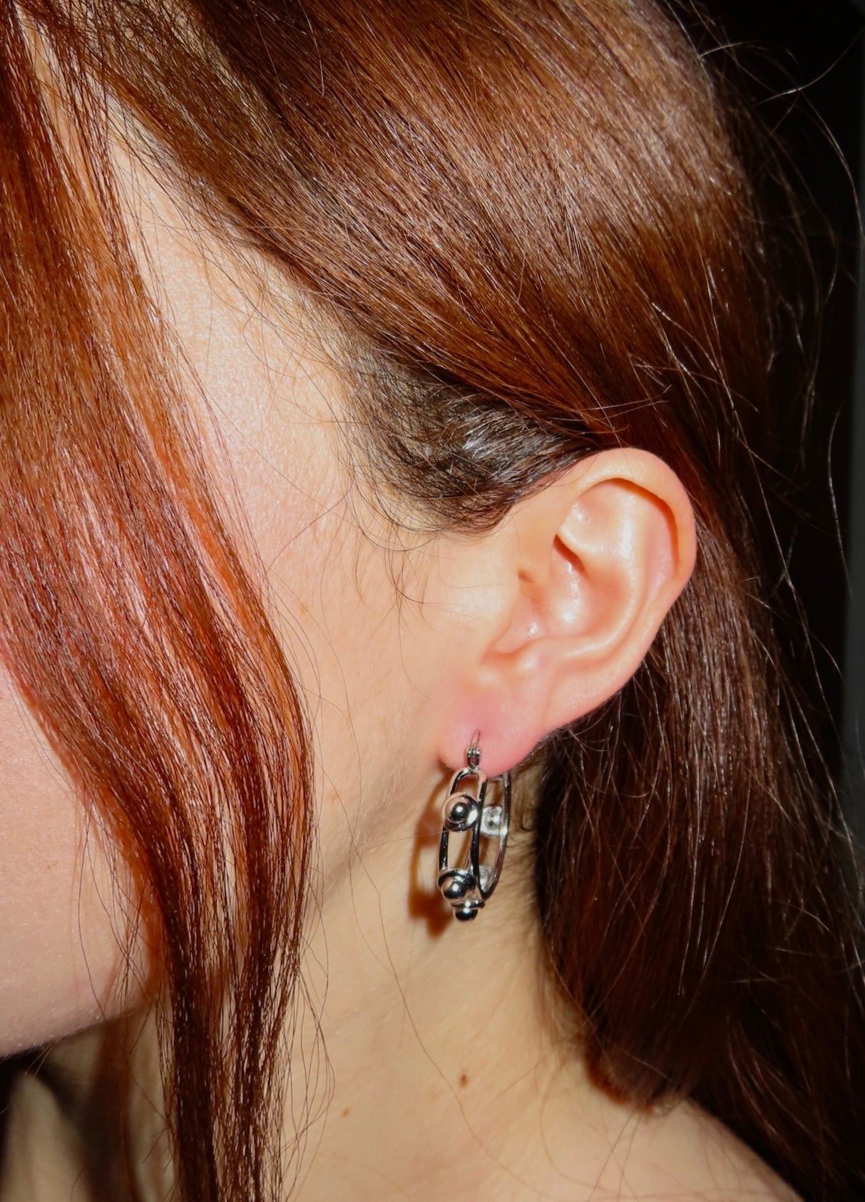 #58 Silver Hoop Earrings