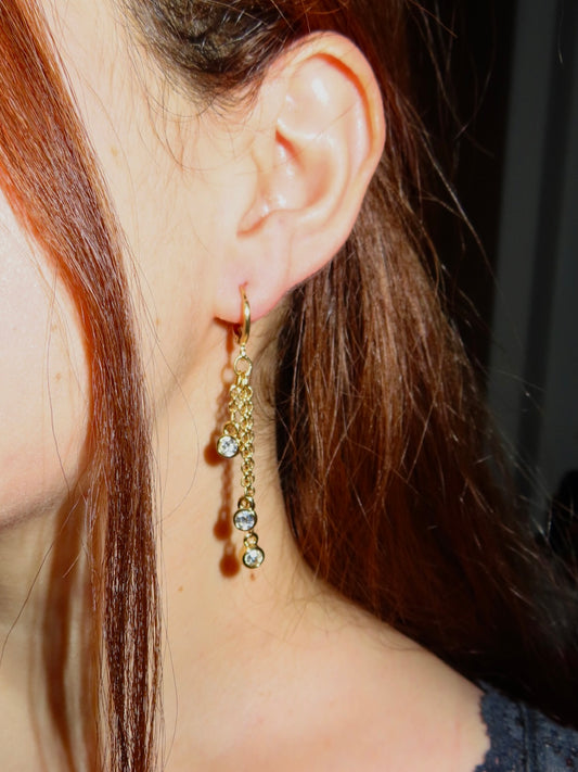 #46 Gold Dangle Earrings