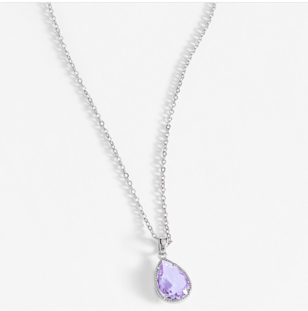 #2 Necklace with Violet Stone